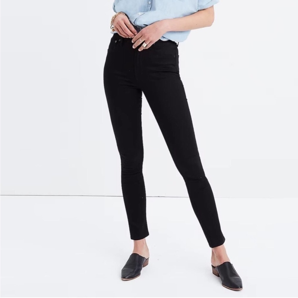 Madewell 10" High-Rise Skinny Jeans in Carbondale Wash